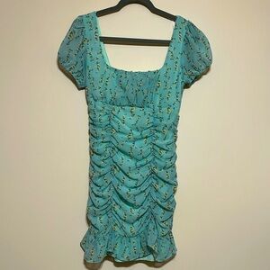 B Darlin Floral Ruffle Mini Dress Size 7/8